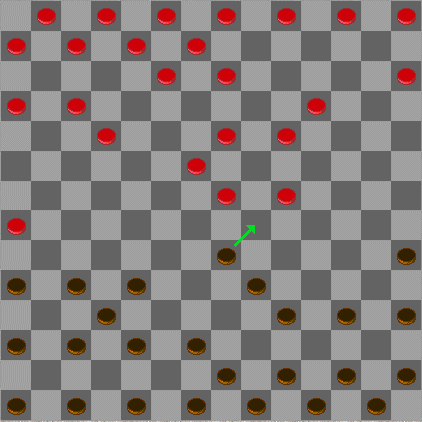 Accelerated Draughts example